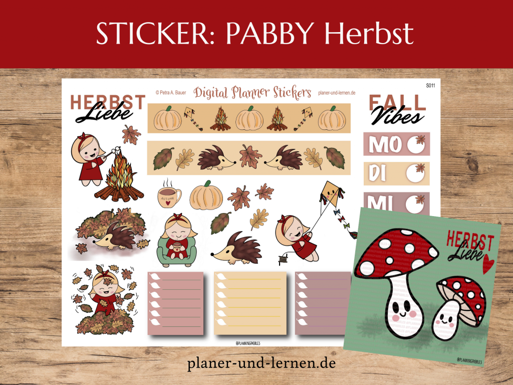 Sticker-Release! Herbstliche Sticker mit PABBY